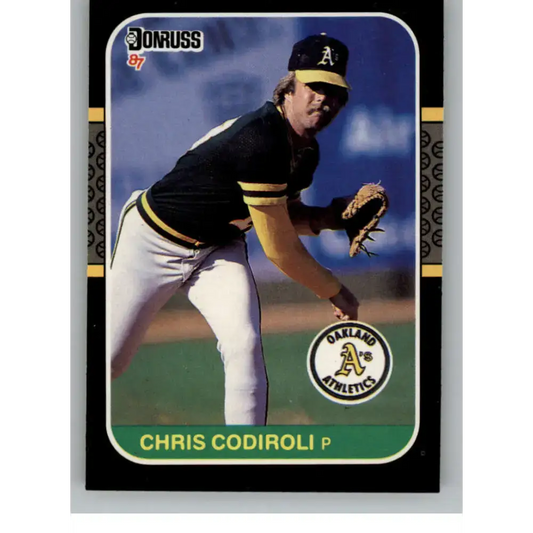 1987 Donruss #226 Chris Codiroli EX Excellent Oakland Athletics Baseball Card