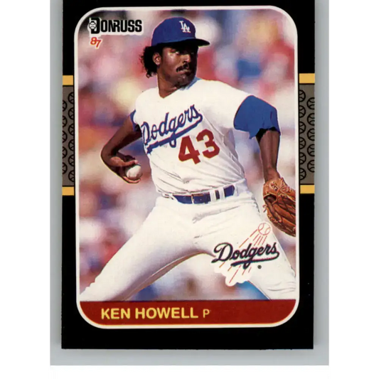 1987 Donruss #229 Ken Howell EX Excellent Los Angeles Dodgers Baseball Card