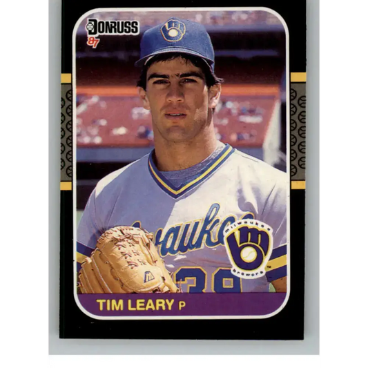 1987 Donruss #232 Tim Leary EX Excellent Milwaukee Brewers Baseball Card
