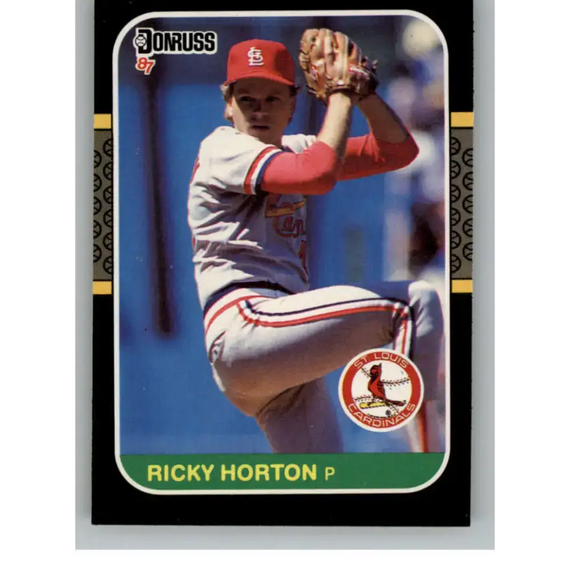 1987 Donruss #234 Ricky Horton EX Excellent St. Louis Cardinals Baseball Card - Baseball Card Single