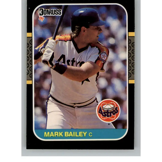1987 Donruss #235 Mark Bailey EX Houston Astros Baseball Card