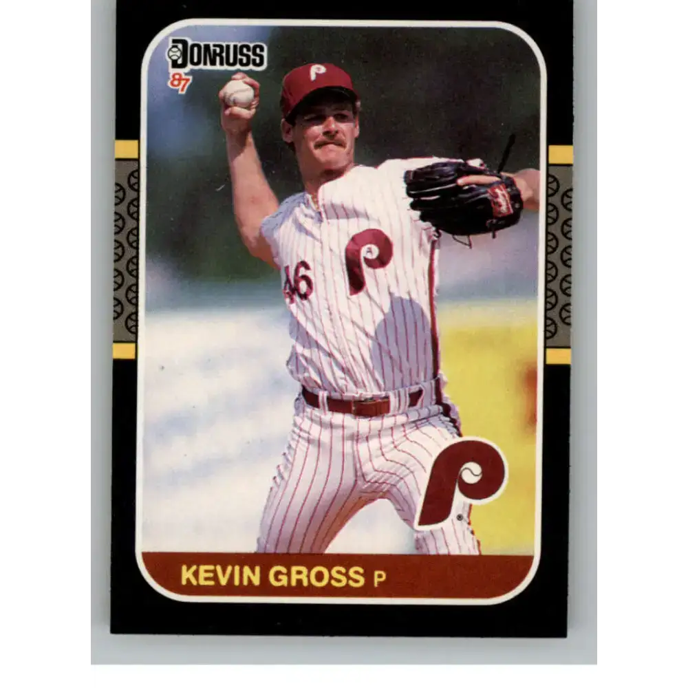 1987 Donruss #236 Kevin Gross EX Excellent Philadelphia Phillies Baseball Card - Baseball Card Single
