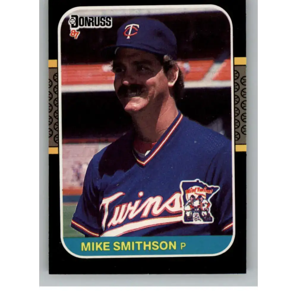 1987 Donruss #245 Mike Smithson EX Excellent Minnesota Twins Baseball Card - Baseball Card Single