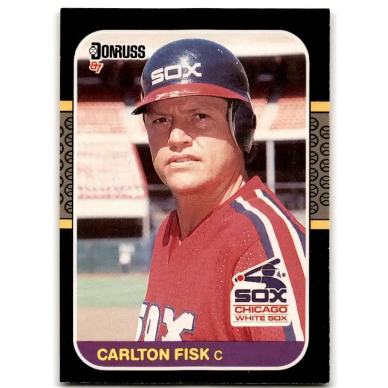1987 Donruss #247 Carlton Fisk EX Excellent Chicago White Sox Baseball Card - Baseball Card Single