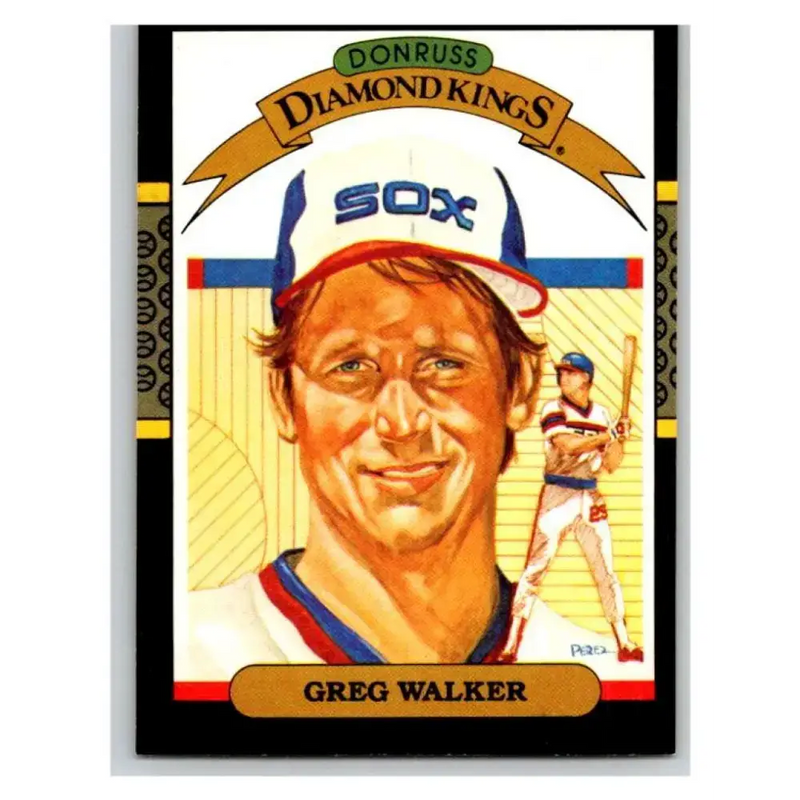 1987 Donruss #25 Greg Walker EX Excellent Chicago White Sox Baseball Card - Baseball Card Single