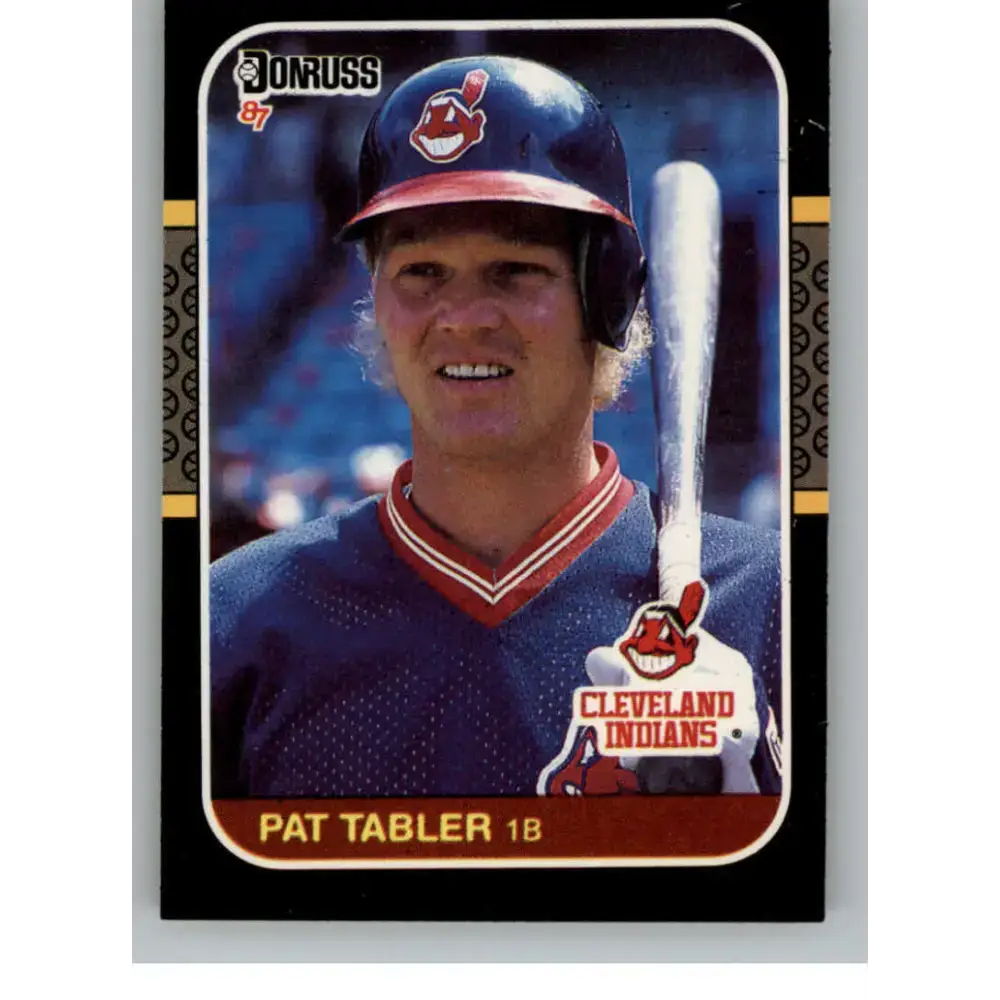 1987 Donruss #254 Pat Tabler EX Excellent Cleveland Indians Baseball Card - Baseball Card Single