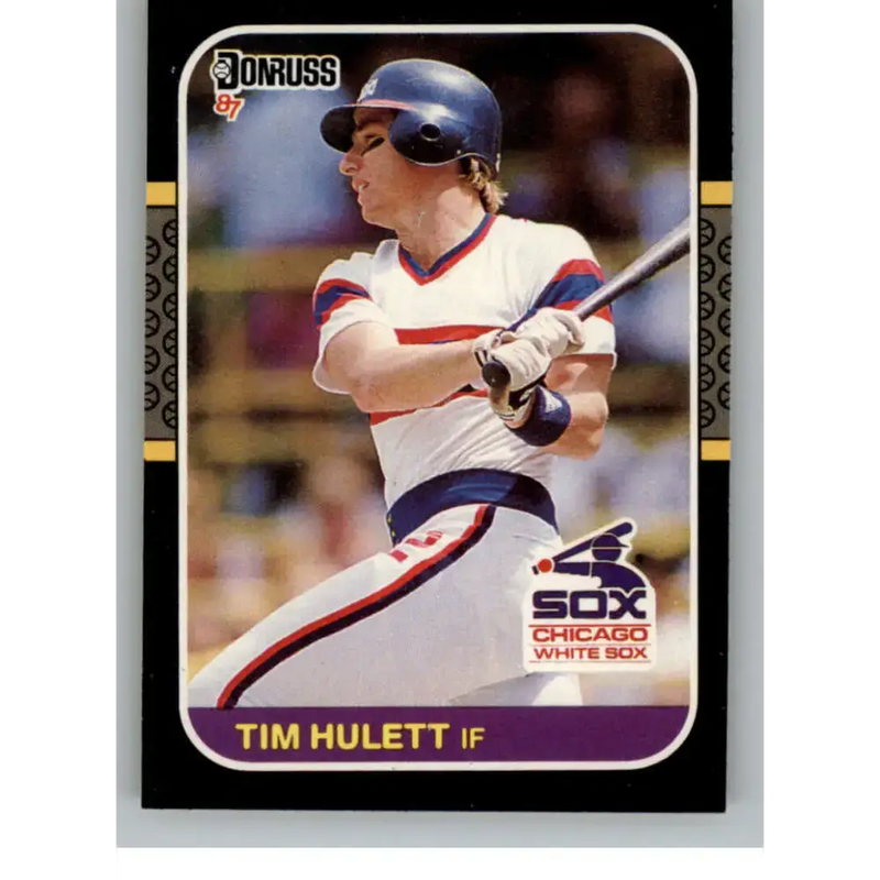 1987 Donruss #260 Tim Hulett EX Excellent Chicago White Sox Baseball Card - Baseball Card Single