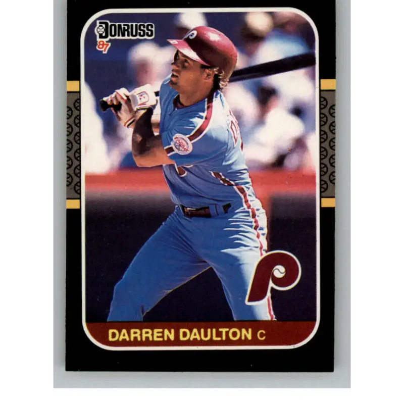 1987 Donruss #262 Darren Daulton EX Excellent Philadelphia Phillies Baseball Card - Baseball Card Single