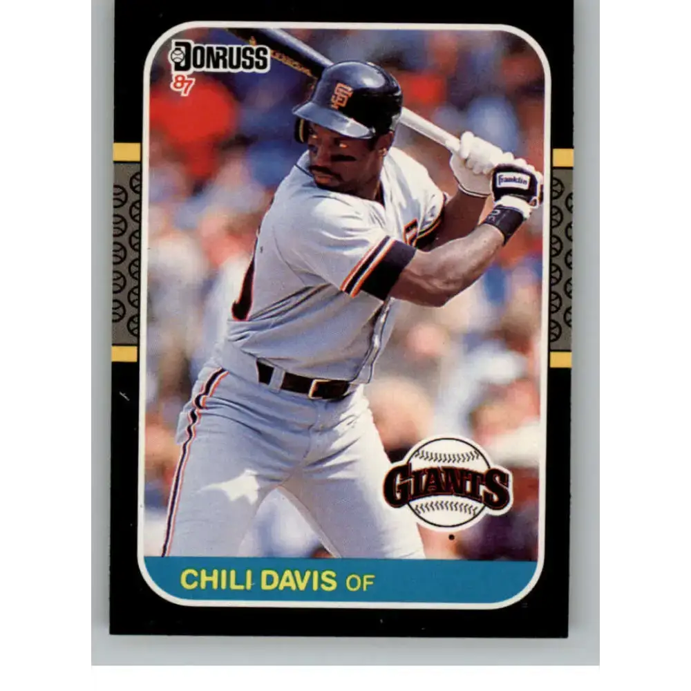 1987 Donruss #268 Chili Davis EX Excellent San Francisco Giants Baseball Card - Baseball Card Single