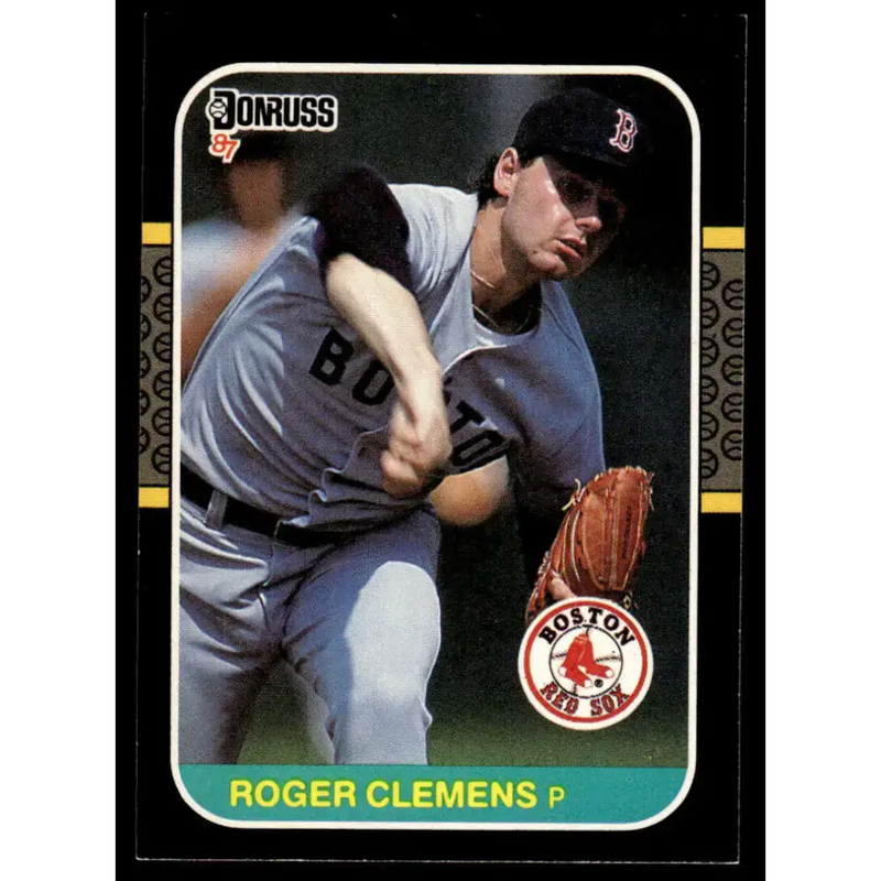 1987 Donruss #276 Roger Clemens EX/NM Boston Red Sox Baseball Card - Baseball Card Single