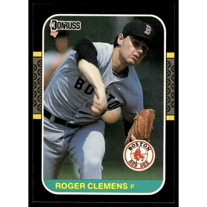 1987 Donruss #276 Roger Clemens EX/NM Boston Red Sox Baseball Card - Baseball Card Single