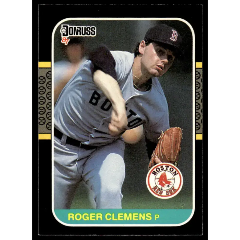 1987 Donruss #276 Roger Clemens EX/NM Boston Red Sox Baseball Card - Baseball Card Single