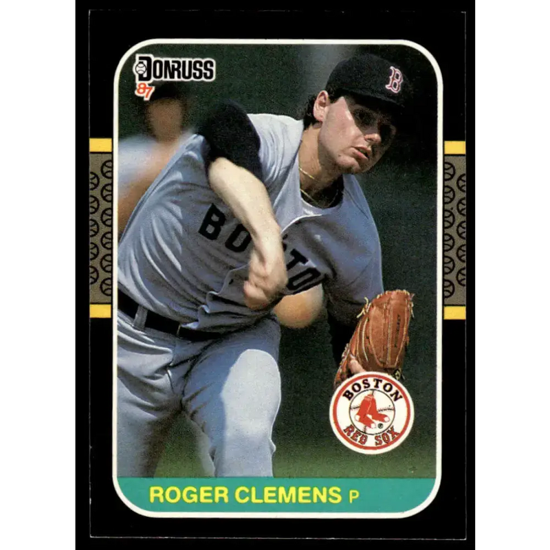 1987 Donruss #276 Roger Clemens EX/NM Boston Red Sox Baseball Card - Baseball Card Single