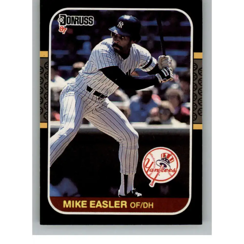 1987 Donruss #277 Mike Easler EX Excellent New York Yankees Baseball Card - Baseball Card Single