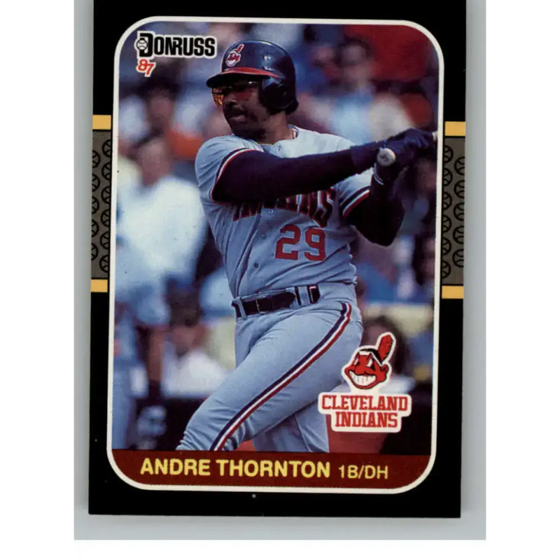 1987 Donruss #279 Andre Thornton EX Excellent Cleveland Indians Baseball Card - Baseball Card Single