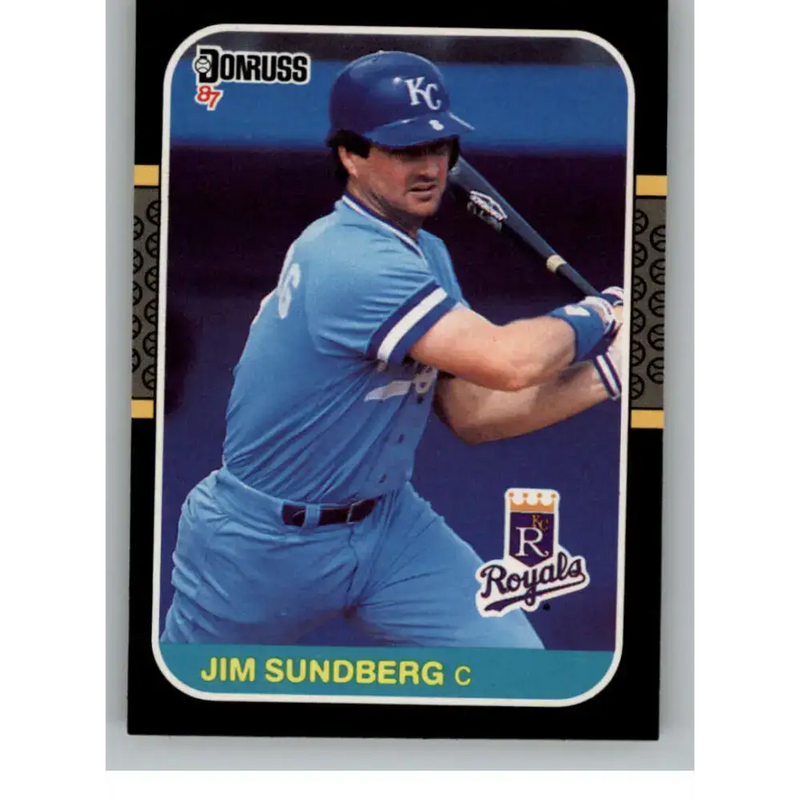 1987 Donruss #280 Jim Sundberg EX Excellent Kansas City Royals Baseball Card - Baseball Card Single
