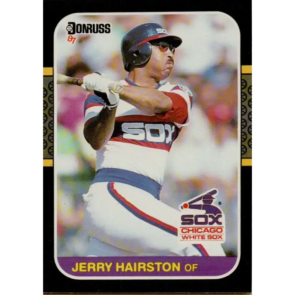 1987 Donruss #285 Jerry Hairston EX Excellent Chicago White Sox Baseball Card - Baseball Card Single