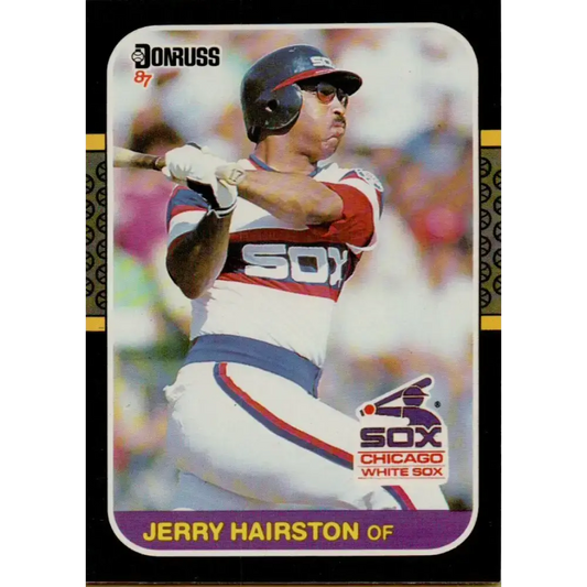 1987 Donruss #285 Jerry Hairston EX Excellent Chicago White Sox Baseball Card - Baseball Card Single