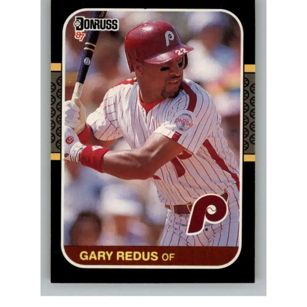 1987 Donruss #288 Gary Redus EX Excellent Philadelphia Phillies Baseball Card - Baseball Card Single