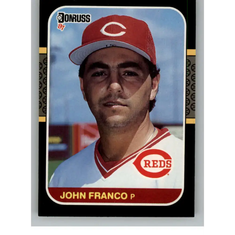 1987 Donruss #289 John Franco EX Excellent Cincinnati Reds Baseball Card - Baseball Card Single