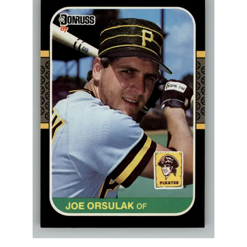 1987 Donruss #291 Joe Orsulak EX Excellent Pittsburgh Pirates Baseball Card - Baseball Card Single