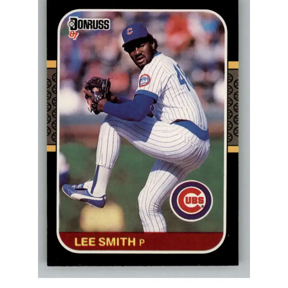 1987 Donruss #292 Lee Smith EX Excellent Chicago Cubs Baseball Card - Baseball Card Single