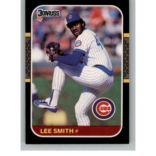 1987 Donruss #292 Lee Smith EX Excellent Chicago Cubs Baseball Card
