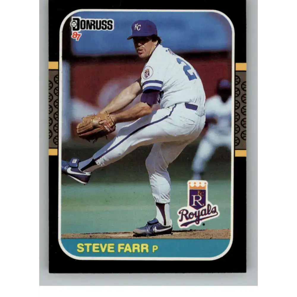 1987 Donruss #301 Steve Farr EX Excellent Kansas City Royals Baseball Card - Baseball Card Single