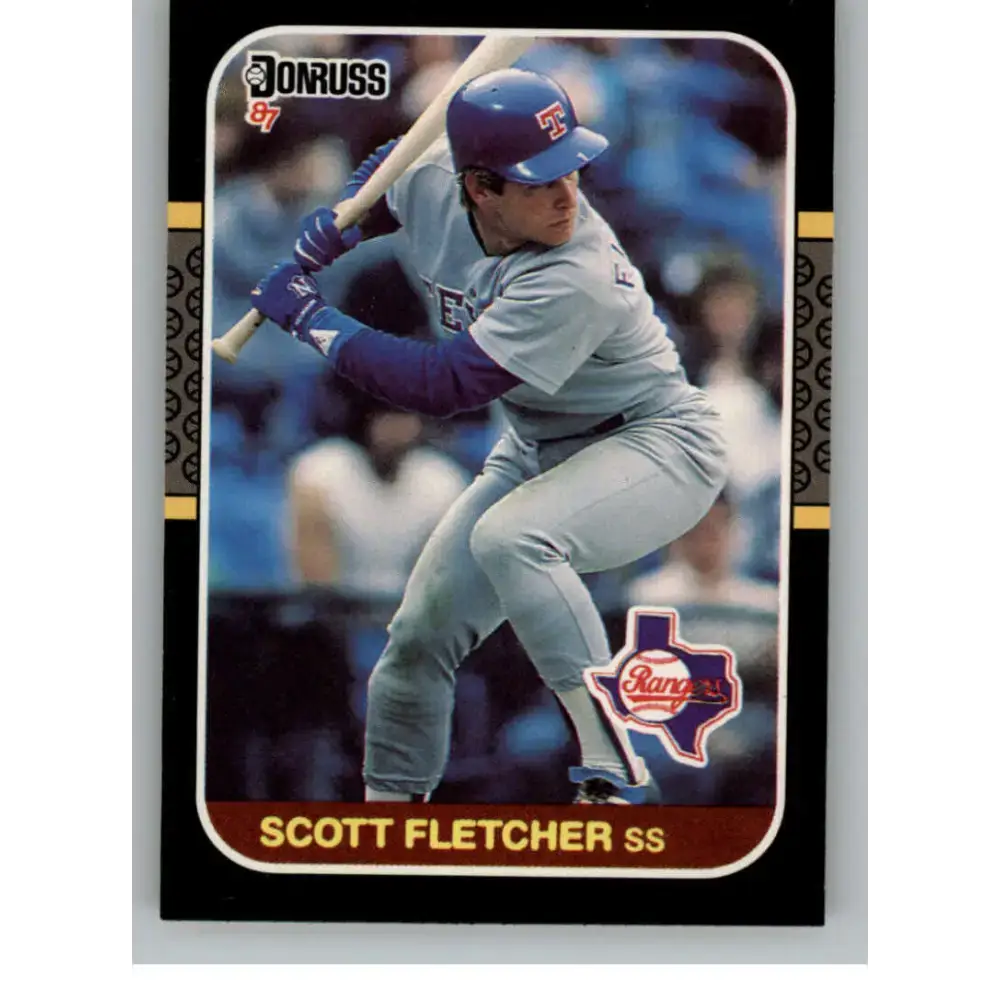1987 Donruss #304 Scott Fletcher EX Excellent Texas Rangers Baseball Card - Baseball Card Single