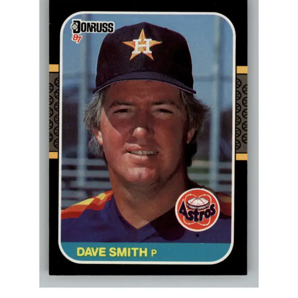 1987 Donruss #308 Dave Smith EX Excellent Houston Astros Baseball Card - Baseball Card Single