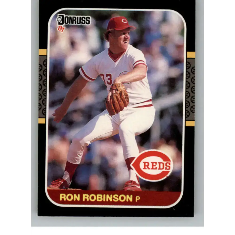 1987 Donruss #310 Ron Robinson EX Excellent Cincinnati Reds Baseball Card - Baseball Card Single