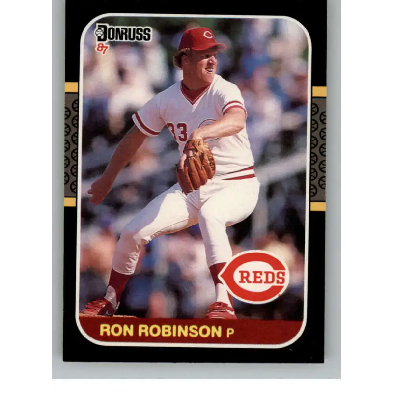 1987 Donruss #310 Ron Robinson EX Excellent Cincinnati Reds Baseball Card - Baseball Card Single