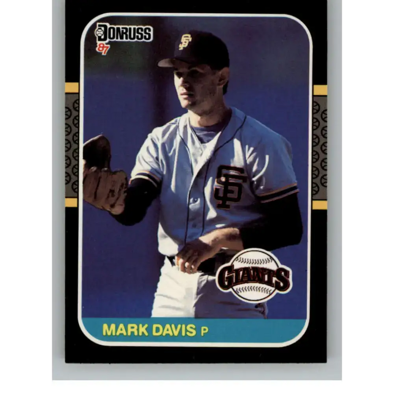 1987 Donruss #313 Mark Davis EX Excellent San Francisco Giants Baseball Card - Baseball Card Single