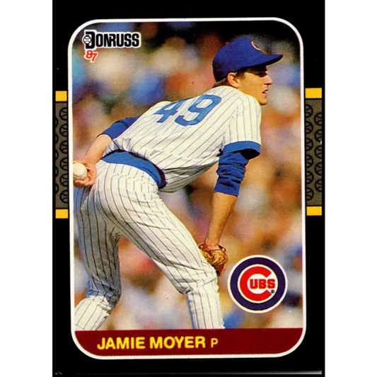 1987 Donruss #315 Jamie Moyer EX Excellent RC Rookie Chicago Cubs Baseball Card