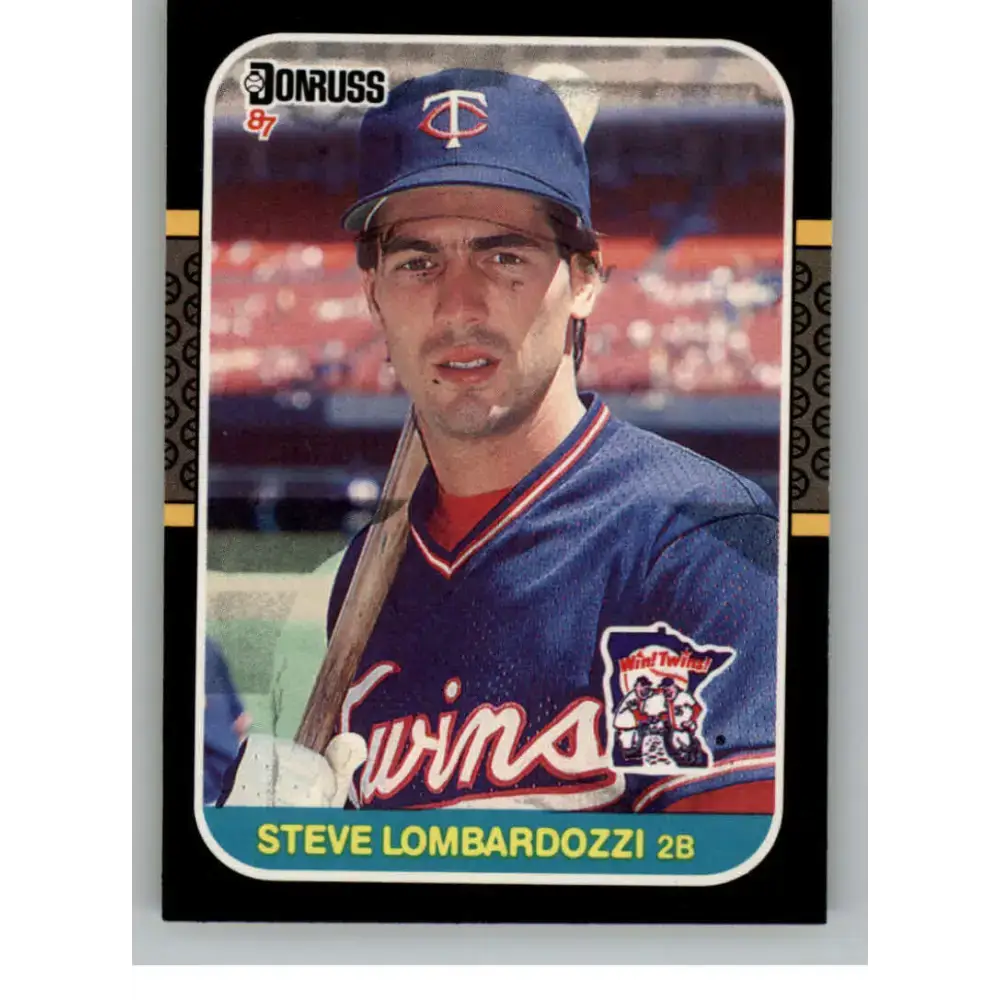 1987 Donruss #318 Steve Lombardozzi EX Excellent Minnesota Twins Baseball Card - Baseball Card Single