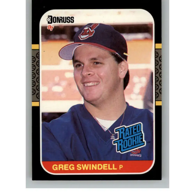 1987 Donruss #32 Greg Swindell EX Excellent RC Rookie Cleveland Indians Baseball Card - Baseball Card Single