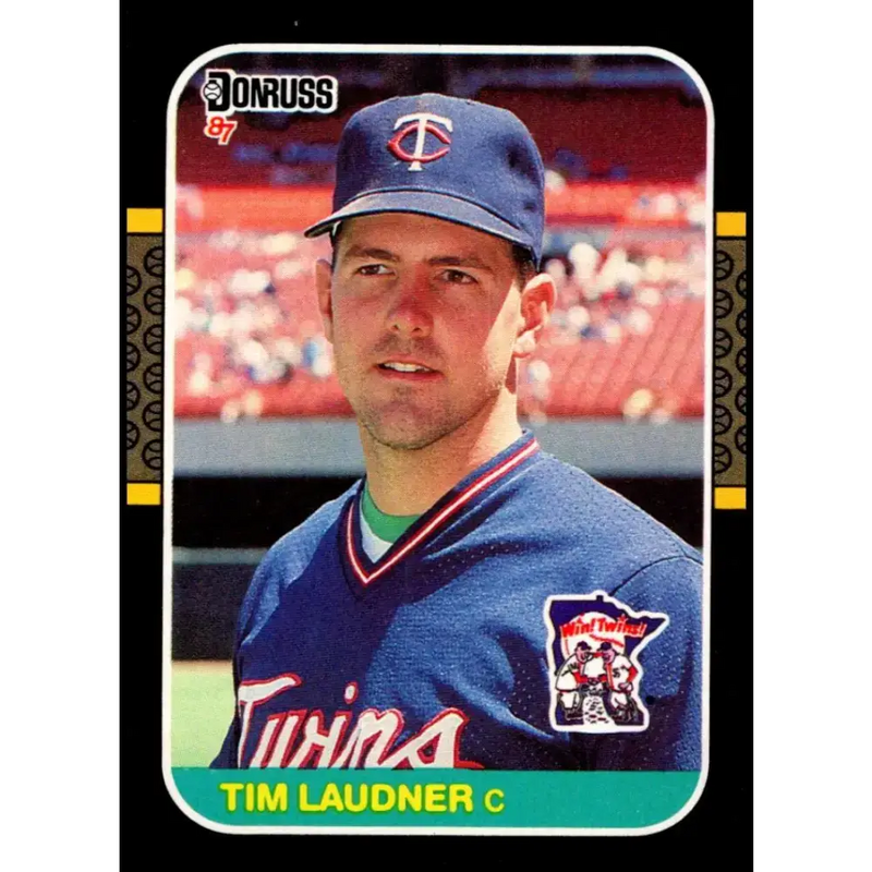 1987 Donruss #320 Tim Laudner EX Excellent Minnesota Twins Baseball Card - Baseball Card Single