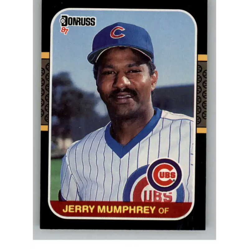 1987 Donruss #324 Jerry Mumphrey EX Excellent Chicago Cubs Baseball Card - Baseball Card Single