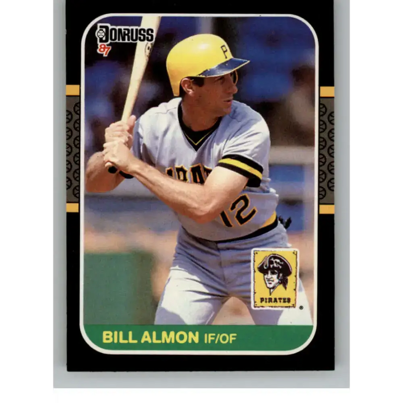 1987 Donruss #326 Bill Almon EX Excellent Pittsburgh Pirates Baseball Card - Baseball Card Single