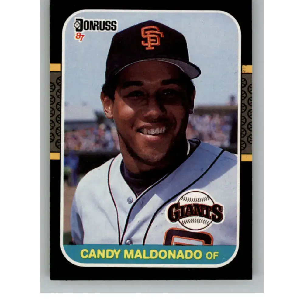 1987 Donruss #327 Candy Maldonado EX Excellent San Francisco Giants Baseball Card - Baseball Card Single