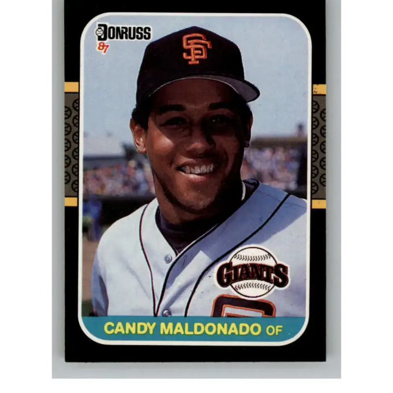 1987 Donruss #327 Candy Maldonado EX Excellent San Francisco Giants Baseball Card - Baseball Card Single