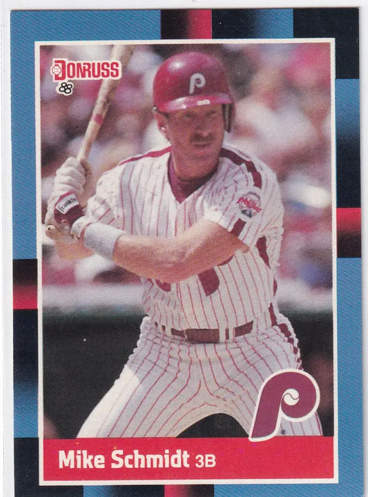 1987 DONRUSS #330 MIKE SCHMIDT- PHILADELPHIA PHILLIES - Baseball Card Single