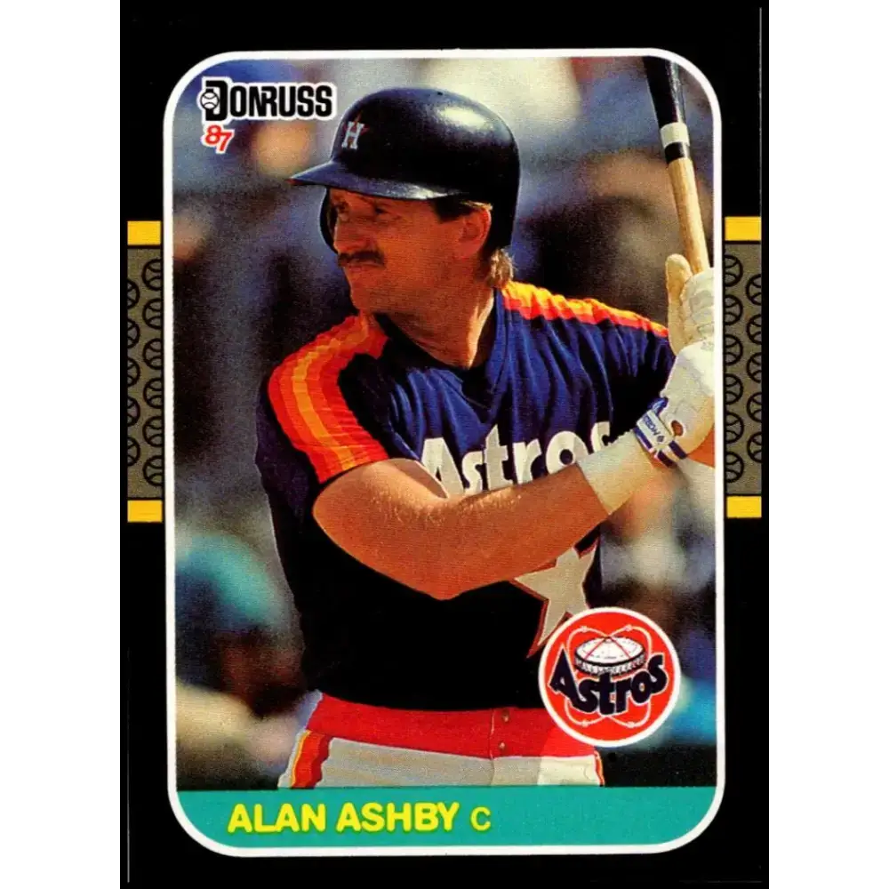 1987 Donruss #332 Alan Ashby UER EX Houston Astros Baseball Card