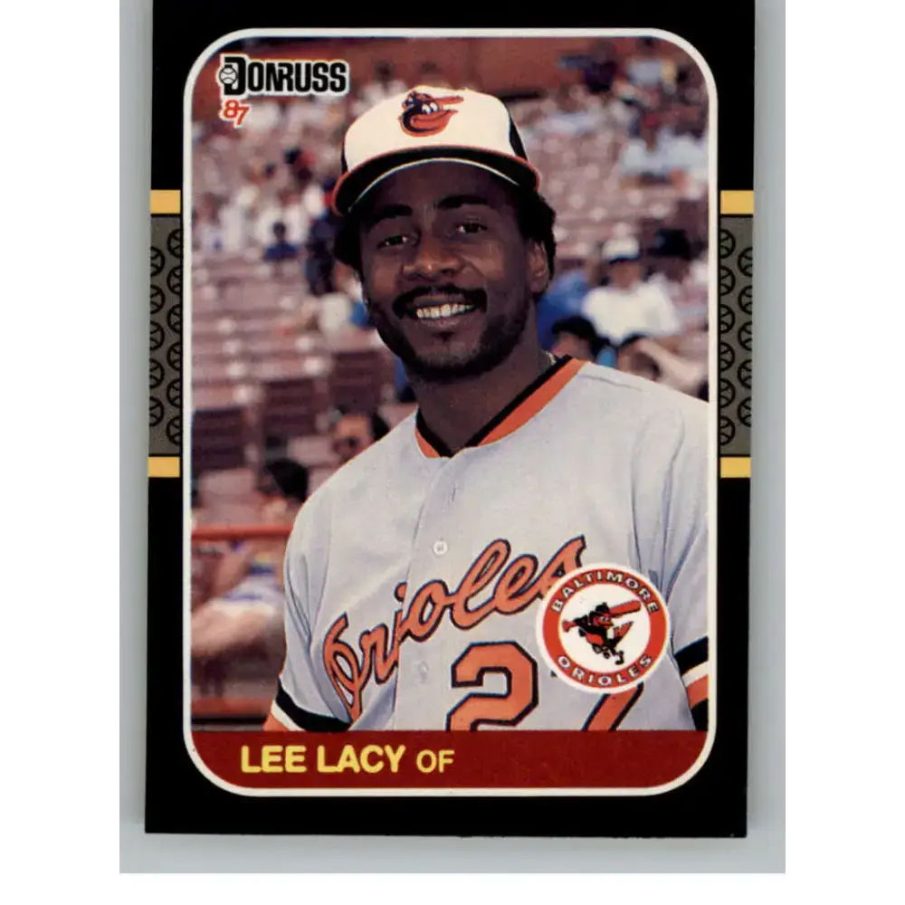 1987 Donruss #336 Lee Lacy EX Excellent Baltimore Orioles Baseball Card - Baseball Card Single