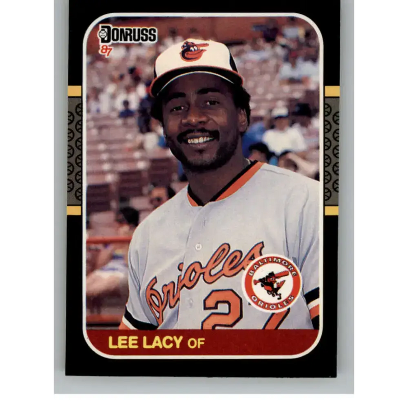 1987 Donruss #336 Lee Lacy EX Excellent Baltimore Orioles Baseball Card - Baseball Card Single