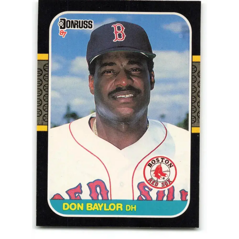 1987 Donruss #339 Don Baylor EX Excellent Boston Red Sox Baseball Card - Baseball Card Single