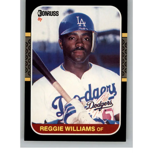 1987 Donruss #341 Reggie Williams EX Excellent Los Angeles Dodgers Baseball Card