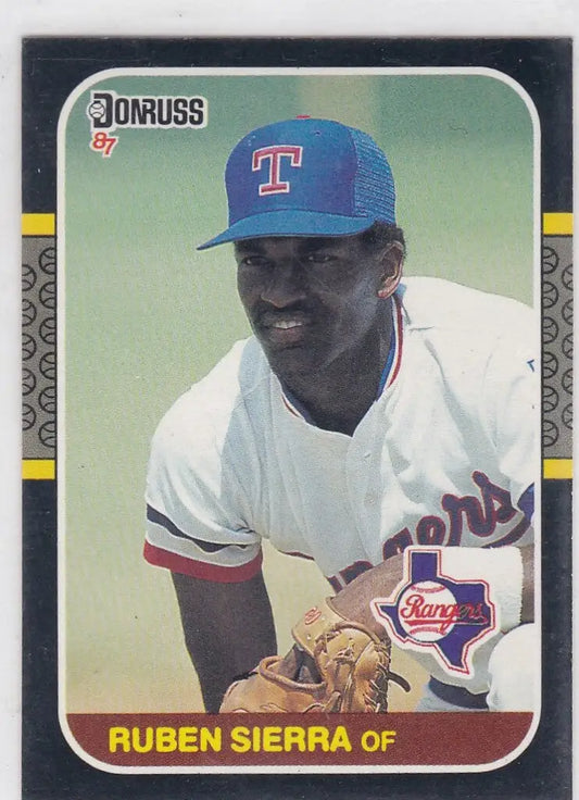 1987 Donruss #346 Ruben Sierra RC Texas Rangers - Baseball Card Single