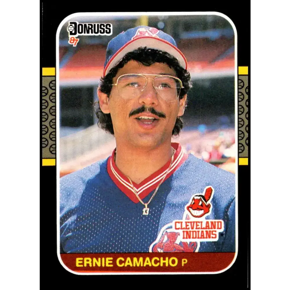 1987 Donruss #350 Ernie Camacho EX Excellent Cleveland Indians Baseball Card - Baseball Card Single