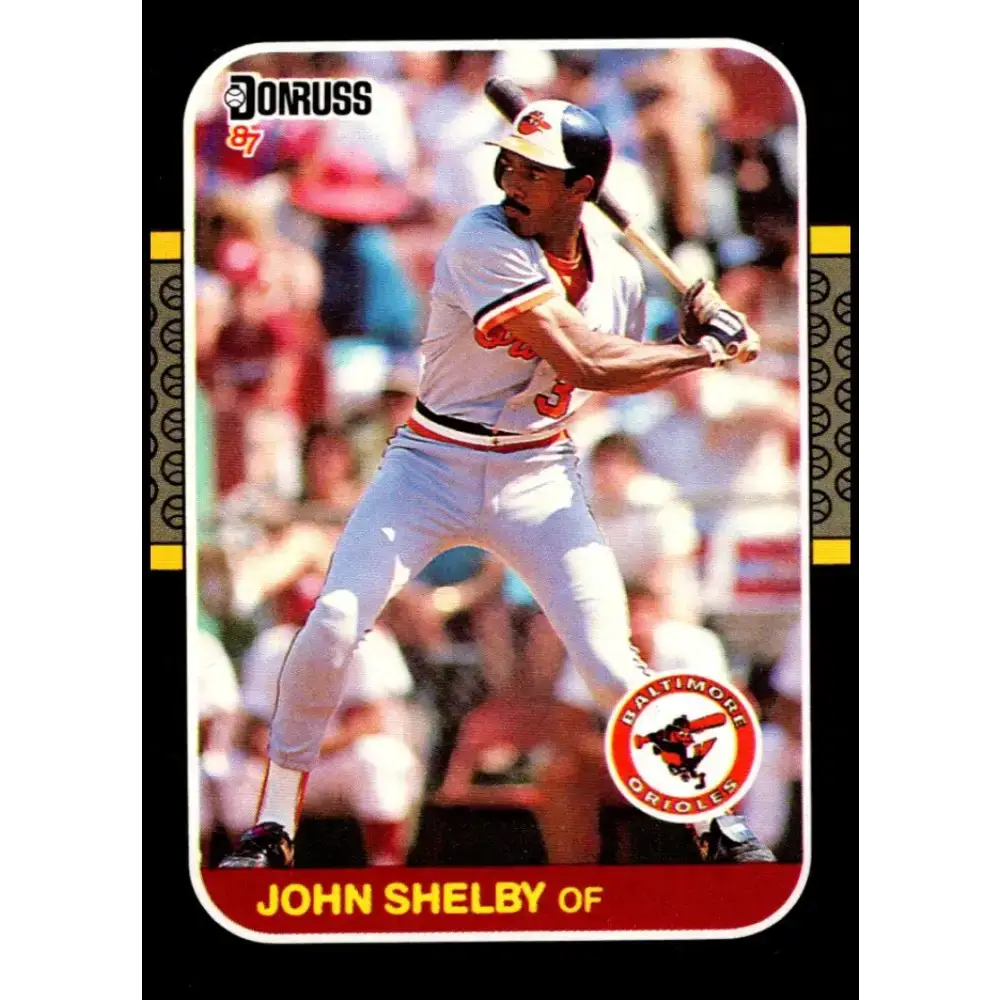 1987 Donruss #354 John Shelby EX Excellent Baltimore Orioles Baseball Card - Baseball Card Single